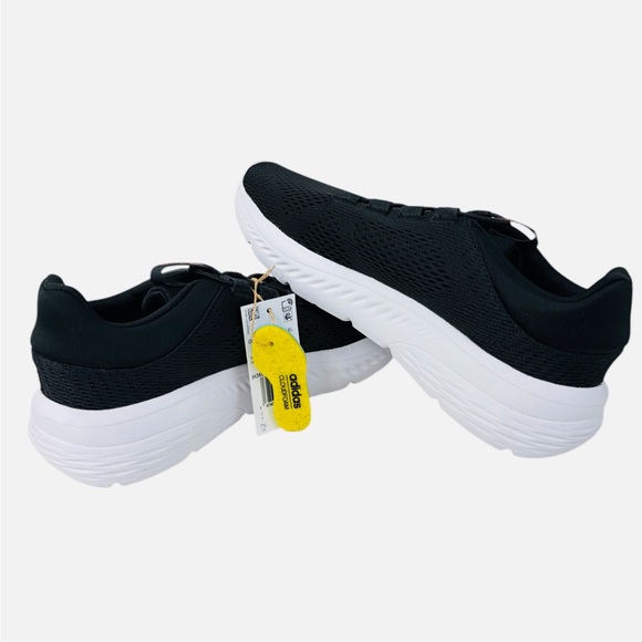 Adidas Mens Cloudfoam Comfy Elastic Lace Sneaker Shoes Black/Red IH3609 Size 7.5 - Picture 8 of 14